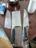 阿良家（ALIANGJIA）西式廚師刀廚房菜刀家用水果刀商用西餐刀專用切肉刀牛刀多用刀具 廚師刀+大馬士革菜刀 曬單實拍圖