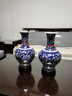 loyo 景德鎮(zhèn)陶瓷花瓶插花客廳 仿古大清雍正手繪瓷瓶中式家居書房博古架裝飾品擺件 大清雍正藍地描金賞瓶高40cm+收藏證書 曬單實拍圖