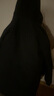 鴨鴨（YAYA）王一博同款冰殼零下20度羽絨服男女長款過膝極寒加厚保暖東北外套 青光黑【王一博力薦】 L 175/92A 曬單實(shí)拍圖