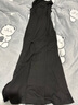 妙奕嘉黑色連衣裙女新款裙子夏季女裝修身吊帶連衣裙衣服女裝長裙包臀裙 辣妹包臀裙高開叉長裙 【黑色】 XL 【建議115-125斤】 曬單實(shí)拍圖