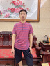 老爺車父親節(jié)禮物實用送爸爸T恤男士中老年人衣服純棉短袖40-50歲夏季衫 紅色0982020086 M (170) 建議120-135斤 曬單實拍圖