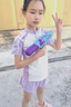 羽克兒童泳衣女童分體防曬游泳衣2026新款夏季女孩中大童專(zhuān)業(yè)訓練泳裝 熏衣紫 150 /5XL【150—160CM/帶胸墊】 曬單實(shí)拍圖