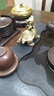 鑫大華威（xindhw）八卦銅龍龜擺件黃銅金錢龜招財(cái)霸下龍頭龜家居客廳辦公室桌裝飾品 小號(hào)-古銅龍龜12*8*8cm 曬單實(shí)拍圖