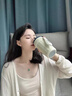 喆湘德國品質喝中藥專用保溫杯全陶瓷內膽外帶中藥杯隨身便攜保溫壺儲 曬單實拍圖