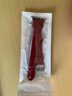 炫戴新年紅適用iwatchs10蘋(píng)果s11手表帶真皮小蠻腰S9女款秋冬季Applewatch8/7/6/5男生高級ultra3腕帶 新年紅 38/40/41/42mm表盤(pán)通用 曬單實(shí)拍圖