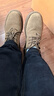 Dickies男士工裝鞋男低幫百搭潮流透氣英倫風(fēng)男士休閑鞋男 駝色 40  曬單實(shí)拍圖