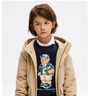 Teenie Weenie Kids小熊童裝春秋款男女童休閑連帽立領(lǐng)三防棉服外套 米色 160 cm 曬單實(shí)拍圖