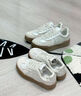 Kappa卡帕背靠背女鞋厚底板鞋女2026新款百搭休閑德訓鞋運動(dòng)小白鞋 銀色 38 曬單實(shí)拍圖