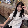 鹿依檸休閑褲女裝套裝2025夏季新款可鹽可甜港風復古chic小個子休閑短褲 白色襯衣+卡其短褲 M 曬單實拍圖