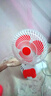 水月明家用小型自動(dòng)搖頭臺式風(fēng)扇卡通大風(fēng)量桌面扇辦公室宿舍用勁風(fēng)電風(fēng)扇搖頭靜低音 紅貓KITY【升級兩檔，25w大風(fēng)力】 【標配】自帶電源線(xiàn)（長(cháng)約1.3米） 曬單實(shí)拍圖