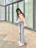 chikoku新款蘋果鯊拉鴛鴦拖鞋女夏季厚底戶外室內(nèi)防滑靜音情侶涼拖鞋男 粉藍鴛鴦配 36-37 【適合36-37碼】 曬單實拍圖