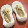 G.DUCKKIDS小黃鴨寶寶嬰兒襪子鞋兒童襪套防滑厚底學步室內(nèi)春夏嬰兒學步鞋 米色蜜蜂 18/19碼建議腳長11厘米 曬單實拍圖