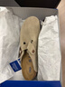BIRKENSTOCK勃肯德國(guó)進(jìn)口男女款牛皮絨面革軟底Boston包頭拖鞋 灰色常規(guī)版0560771 41 曬單實(shí)拍圖