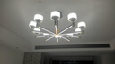 雷士（NVC）吊燈美式輕奢水晶客廳大燈LED智能臥室燈 燈具套餐廳燈飾全屋 【3室2廳A】10頭+星夢餐吊 曬單實(shí)拍圖