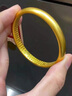 吉財運古法黃金心經(jīng)手鐲女泥鰍背素圈999足金包銀輪胎送長(cháng)輩送媽媽禮物 【62圈口】古法心經(jīng)傳承蓮花手鐲 包金5克總重約40克【現貨】 曬單實(shí)拍圖