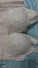 莫代爾超薄透氣蕾絲內(nèi)衣女大胸顯小聚攏防下垂收副乳調(diào)整型文胸罩 香檳【超薄透氣】 80B 36CD薄杯 【無(wú)鋼圈】 曬單實(shí)拍圖