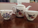 美濃燒日本進(jìn)口旅行茶具一壺二杯禮盒可愛(ài)花貓花茶茶具陶瓷涼水壺 和藍花貓一壺兩杯 3件 曬單實(shí)拍圖