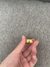 吉財運金包銀寬光面活口黃金戒指男士999足金足銀泥鰍背戒子送老公禮物 包金2.2克黃財神戒指總重約12克 曬單實(shí)拍圖