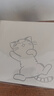 口袋本迷你方形筆記本本子高顏值時間管理自律打卡記事本旅游蓋章本加厚小本子隨身攜帶可愛手帳本隨手記 卡其色【起司小貓】 橫線款 曬單實拍圖