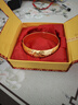 創(chuàng)緣 鍍沙金手鐲媽媽款女寬面鍍金鐲子仿金結(jié)婚首飾品久不掉色送長輩 1號(hào):寬1.5cm*內(nèi)徑6cm*重64g 曬單實(shí)拍圖