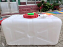 大海邊 特厚食品級(jí)水箱塑料桶家用帶蓋儲(chǔ)大水桶大號(hào)臥式長(zhǎng)方形蓄水塔 升級(jí)特厚-1000斤方桶/500升+配件 曬單實(shí)拍圖