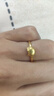 京越隆黃金kitty貓戒指女純金足金999凱迪貓KT指環(huán)七夕送女友情人節禮物 黃金kt貓戒指約2.3-2.4g 【圈口可調節】 曬單實(shí)拍圖