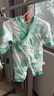 貝瑞加（Babyprints）新生兒連體衣秋冬夾棉嬰兒衣服剛出生寶寶加厚和尚服護肚 香梨52 曬單實(shí)拍圖