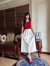 平底黃色德訓(xùn)鞋女2025新款春季復(fù)古百搭休閑運(yùn)動(dòng)鞋爆款阿甘鞋板鞋 紅色 36 曬單實(shí)拍圖