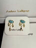 Amber Lollipop天河石耳環(huán)女珍珠耳飾麥穗流蘇耳墜周年紀念日生日禮物送女友老婆 耳環(huán)(AureaSpike系列) 曬單實(shí)拍圖