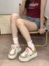 ZCVRR厚底板鞋女2025年春夏季新款面包鞋小眾原創(chuàng)漢堡鞋百搭美式休閑鞋 漢堡色 37 (235mm) 曬單實拍圖