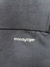 moodytiger男童衛(wèi)衣抓絨防風(fēng)冬季兒童衛(wèi)衣吸濕排汗保暖圓領(lǐng)套頭休閑運(yùn)動(dòng)衫 炭黑色 160 cm 曬單實(shí)拍圖