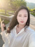 Olrain歐芮兒白色長袖襯衫女春夏寬松慵懶風(fēng)休閑百搭襯衣 米白色 M  曬單實(shí)拍圖