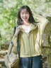 范·愛(ài)民杭州桑蠶絲短外套女高端氣質(zhì)春夏薄款連帽開(kāi)衫寬松純色真絲防曬衣 綠野仙蹤 L 90-130斤 曬單實(shí)拍圖