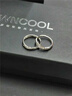 OWNCOOL 杏運有你情侶對戒999純銀戒指高級感新婚紀念日禮物送女友老婆 可調(diào)節(jié)-足銀戒指一對-原裝禮盒 曬單實拍圖