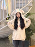 JIOESC玉桂狗毛絨帽子耳朵會(huì)動(dòng)的可愛(ài)入冬帽子女秋冬季送女友加厚保暖 加厚玉桂狗【頭圍56-58cm】 曬單實(shí)拍圖