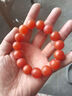 石玥珠寶精品15-16mm保山南紅瑪瑙手串本命年轉(zhuǎn)運(yùn)珠手鏈男女士款禮物 曬單實(shí)拍圖