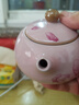 陶羽粉色汝窯國色天香手抓壺大號蓋碗單個(gè)不燙手家用泡茶壺高檔一人飲 仿宋粉汝「國色天香-手抓壺」 曬單實(shí)拍圖