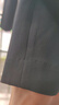 歐莎（OSA）【職業(yè)OL風(fēng)】黑色高腰垂感通勤西裝褲子女顯瘦直筒休閑褲百搭 黑色 S 曬單實(shí)拍圖