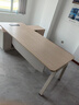 舒升老板辦公桌椅組合簡(jiǎn)約現代單人桌辦公室家具桌大班臺主管經(jīng)理桌子 1.4米老板+老板椅（短柜款） 曬單實(shí)拍圖