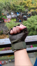 運動(dòng)戰術(shù)半指手套男戶(hù)外裝備騎行男軍迷健身騎行女運動(dòng)搏擊半截 黑鷹半指-綠色 M 曬單實(shí)拍圖