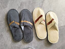 慕克萊五星級酒店一次性專(zhuān)用拖鞋10雙待客賓館定制男女家用旅行便攜室 (A款加厚)男女款灰色五雙+米色 五雙 曬單實(shí)拍圖