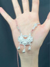 花影（HUAYING）S999足銀項(xiàng)鏈女蓮花平安鎖古風(fēng)首飾品七夕情人節(jié)生日禮物送女朋友 親膚足銀*蓮花錦鯉平安鎖 曬單實(shí)拍圖