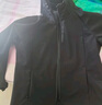 361°【雨屏科技】女裝秋冬季新款防潑水防風(fēng)外套軟殼衣加絨風(fēng)衣 超級黑 L 曬單實(shí)拍圖