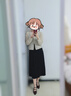她池天絲亞麻輕薄透氣上衣2025春夏新款女裝V領(lǐng)長(zhǎng)袖空調(diào)針織開衫 曬單實(shí)拍圖