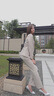 紫魅俏格子小西裝外套女春秋冬長袖修身顯瘦西服時尚休閑氣質(zhì)職業(yè)套裝 灰格(單件西裝) L (建議100-110斤) 曬單實(shí)拍圖