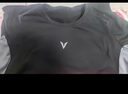 維動（VEIDOORN）短袖緊身衣運動戶外跑步透氣壓縮籃球健身高彈訓練緊身T恤白 緊身衣【短袖】黑色 XL 曬單實拍圖