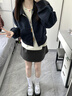 ZHR瑪麗珍鞋女粗高跟蝴蝶結日系jk單鞋可愛甜美lolita鞋AH619 銀色37 曬單實拍圖