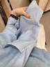 JRET2025夏季襯衣女老錢風襯衫女廳里廳氣上衣丁達爾薄款防曬襯衣外套 淺藍色 L 曬單實拍圖