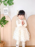 G.DUCKKIDS小黃鴨公主裙女童連衣裙春秋兒童裙子洋氣女孩蛋糕裙寶寶生日禮服 毛線外套 90 建議1~2歲【 80-90cm】cm 曬單實(shí)拍圖