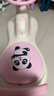 優(yōu)尼樂(lè )新款兒童扭扭車(chē)溜溜防側翻萬(wàn)向輪搖擺車(chē)1-6歲寶寶玩具可坐手推車(chē) 二代【手推款】粉熊貓 靜音PU輪 曬單實(shí)拍圖